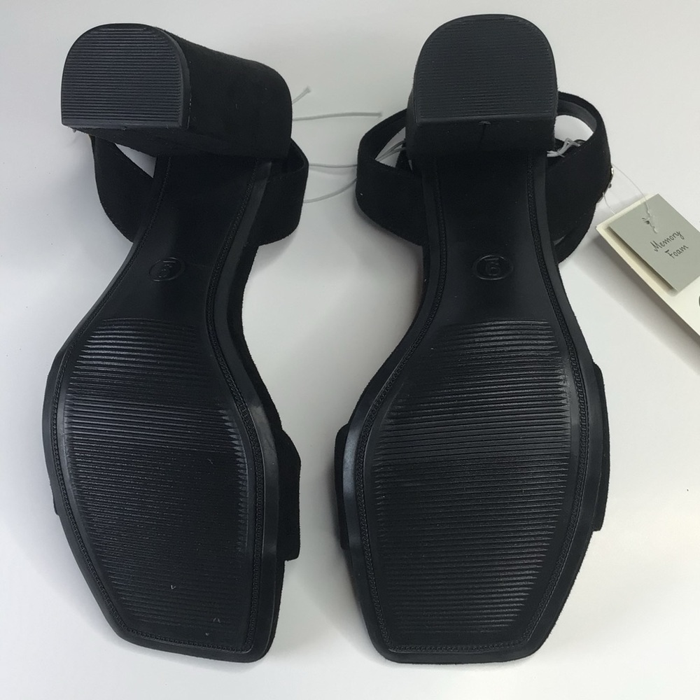 A NewDay Black Thick Heel Shoes Ankle Strap heeled sandal - Picture 9 of 13